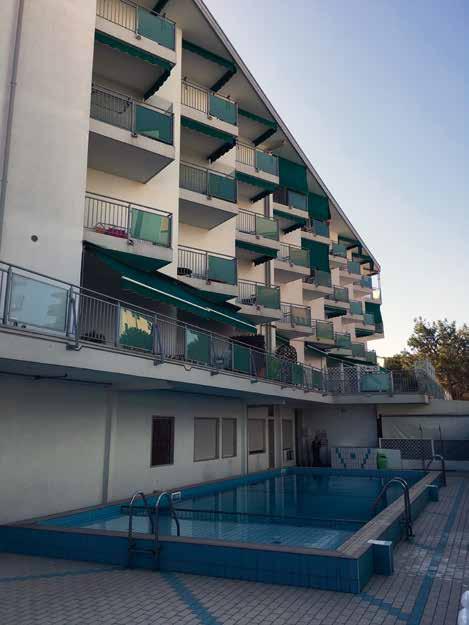 Lido di Jesolo apartmány Itálie CONDOMINIO RUBINO CONDOMINIO TORINO Poloha: v západní části Lido di Jesola, u Piazza Milano. Pláž: písečná, 250 m od apartmánů.