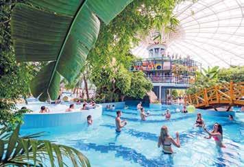 S termálním areálem Aquaticum Spa, kde se nachází termální prameny s léčivou vodou o teplotě 33 38 C a Středomořské zážitkové koupele, je propojen krytou chodbou. termíny: 10.