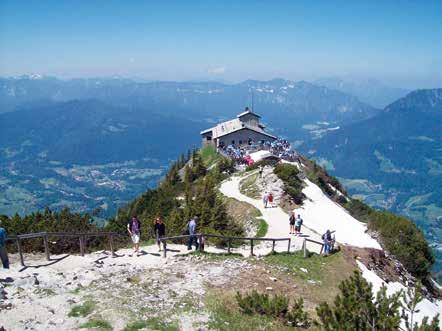 Jednodenní výlety k sousedům za poznáním Německo BERCHTESGADEN 19PO11 Historicky proslulý vrchol Kehlstein, tzv. Orlí hnízdo (1 834 m 