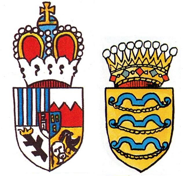 2.4), pera nebo rohy (třetí erb na obrázku 2.4). Některá znamení můžeme použít jako klenot přímo, jiná se musí nejprve upravit.