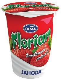 Smetanový jogurt různé