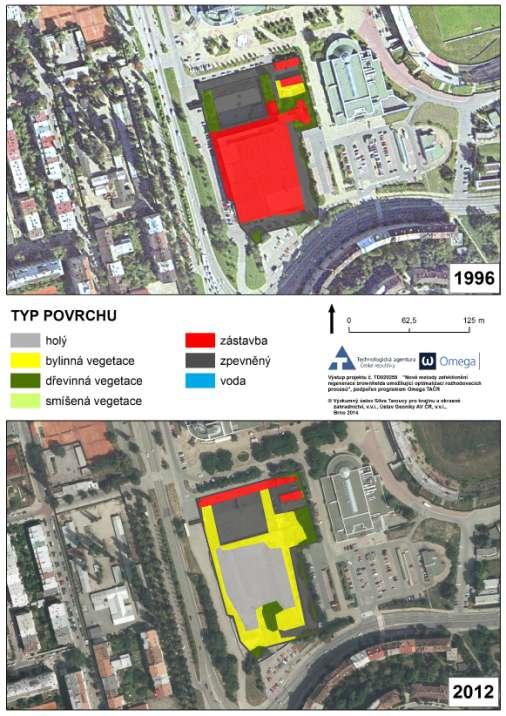 IV. Ukázka výsledků pro případové území Brna