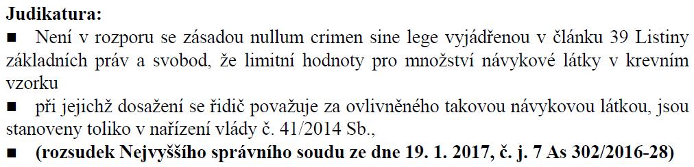 Rubrika Judikatura Nejprve označte nadpis rubriky stylem Podtitul. Jedná se o odstavcový styl, takže je potřeba daný text označit kliknutím myši před začátek textu.