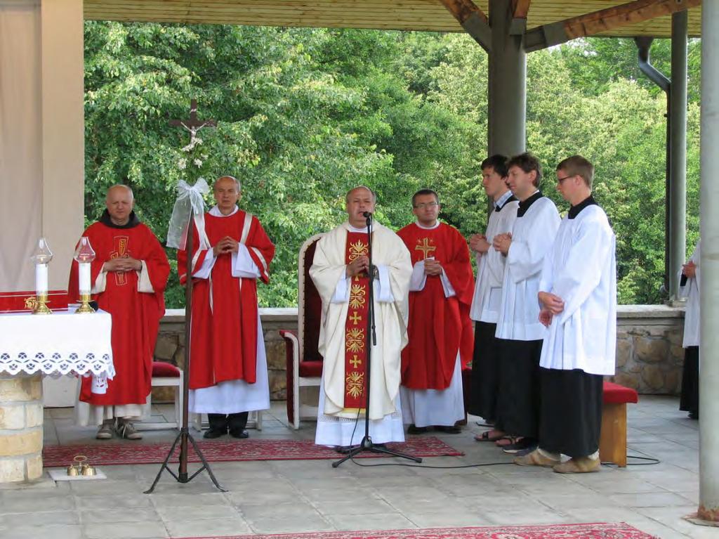 29. června 2014 putovali farníci na tradiční pěší pouť na Provodov. Po cestě bylo několik zastávek. První byla u kříže nad Pozlovicemi. U tohoto kříže se modlíme za obec Pozlovice.