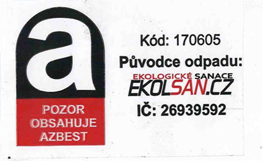 Odsávání a filtrace vzduchu. Prostor kontrolovaného pásma bude před započetím sanačních prací hermeticky uzavřen, tak aby nedocházelo k úniku azbestových vláken mimo něj.