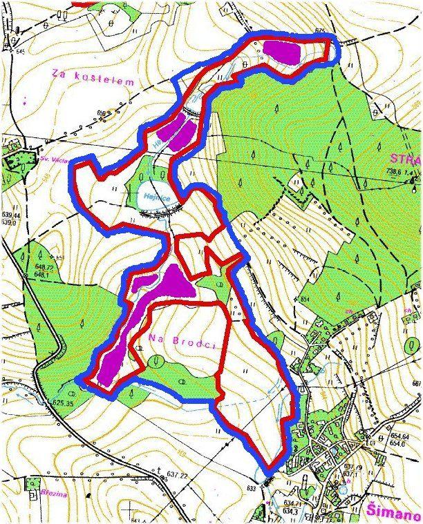 Příloha II. Mapa návrhu úpravy hranic zvláště chráněného území.