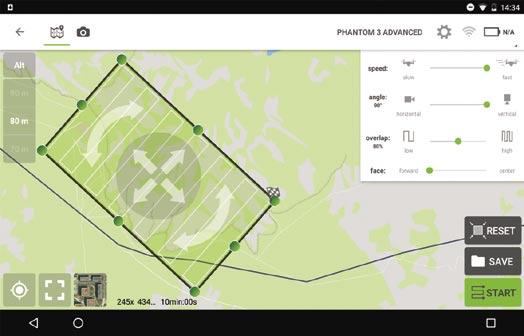 Díky pokročilým IMU jednotkám, které zpracovávají nejen informace o poloze a zrychlení dronu, ale také přesné souřadnice GPS a výšku pomocí barometru, mohou být dnes i běžné drony využity k