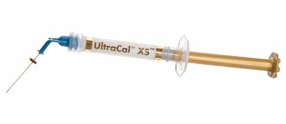 Jednoduché, přizpůsobivé řešení v endodoncii Perfektní nanášení Optimální účinek Snadné odstranění UltraCal TM XS TM Jedinečně formulovaná pasta s 35% hydroxidu vápenatého.