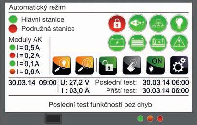 třídě ochrany s možností napájet až 20 svítidel na jednom okruhu na jednom okruhu lze kombinovat více funkcí svítidel: pohotovostní, trvale svítící nebo závisle spínaná v provozu na střídavý proud