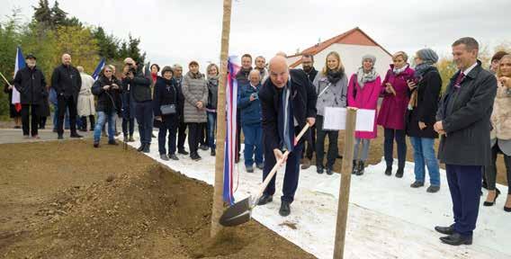 Informace z radnice Lípu zasadil v říčanské Aleji partnerských měst Pavel Fischer, bývalý poradce Václava Havla.