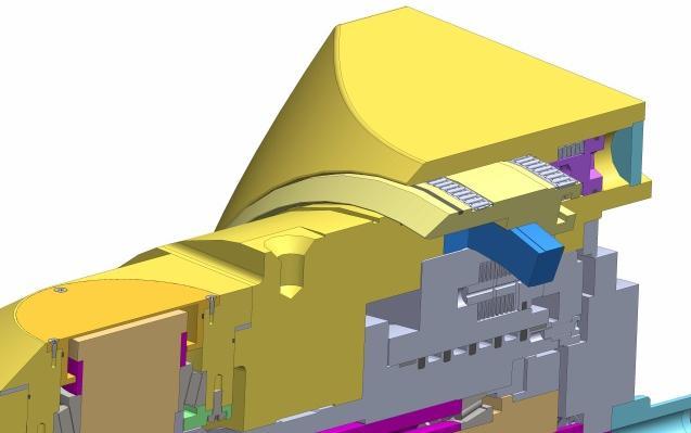 NOVÉ ŘEŠENÍ Na základě zadaných i vypočtených parametrů byla navržena úprava stávajícího řešení frézovacího zařízení IFVW 206, která má splňovat požadavky uvedené v zadání diplomové práce.