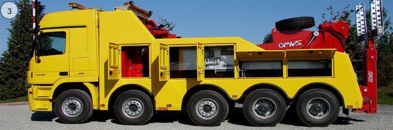 5.1.2 Vyprošťovací a odtahový speciál Vyprošťovací a odtahový speciál je nákladní vozidlo se speciální nástavbou.
