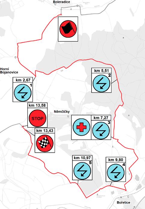 SS 3,6 BOLERADICE-BOŘETICE - SS MAP RZ 3,6