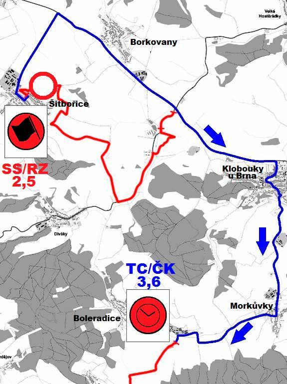 ALLTERNATE ROAD SS 2,5 ŠITBOŘICE