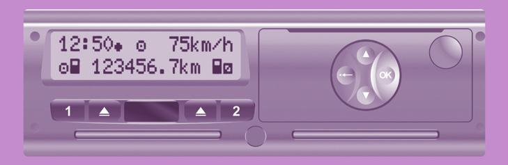 Údaje o vozidle 93 TACHOGRAF Je-li Vaše vozidlo vybaveno tachografem, umožňuje tento registrovat v paměti přístroje a na vložené kartě všechny údaje související s vozidlem.