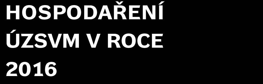 Výroční zpráva 2016 8 HOSPODAŘENÍ ÚZSVM V ROCE 2016 Příjmy ÚZSVM v roce 2016 převýšily 1,15 miliardy Kč a dosáhly tak 155 % závazného ročního ukazatele ve výši 744 milionů Kč.
