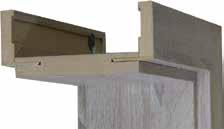REGULOVANÝ PANELOVÝ TUNEL (TP) Konstrukce: Regulovaný panelový tunel je výrobek určený pro ozdobné zakrytí otvoru ve zdi nebo jako volitelná součást nástěnného posuvného systému.