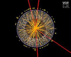Detekce rozpadových produktů Higgsova
