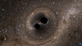 LIGO signál ze splynutí dvou černých děr