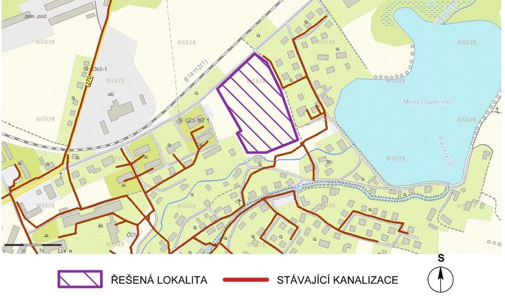 3. Lokalita rodinných domů Markvartice 3.1. Popis lokality Řešená lokalita se nachází v severních Čechách v místní části Markvartice v obci Jablonné v Podještědí.