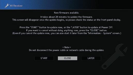 PŘÍLOHA Aktualizace firmware prostřednictvím sítě Aktualizace firmware Podle potřeby může být vydána nová verze firmware, která přináší nové nebo vylepšuje stávající funkce přístroje.