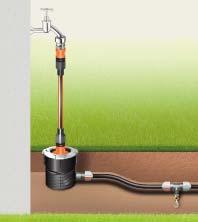 GARDENA Sprinklersystem S trvale zabudovaným zavlažovacím systémem GARDENA budete zavlažovat svůj trávník pohodlně z podzemí.