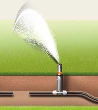 Vybrané výrobky GARDENA Sprinklersystem Pohodlné zavlažování trávníku díky trvalé podzemní instalaci; budete mít víc volného času a času pro užívání si v zahradě.