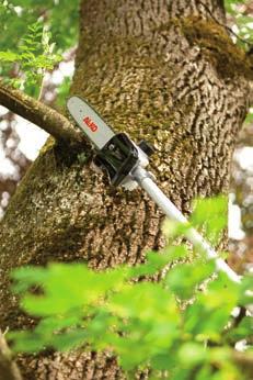 stříhání větviček a větví na stromech ve výškách Délka střihu / délka břitu Seřízení struny Držadlo 39 cm zahradní