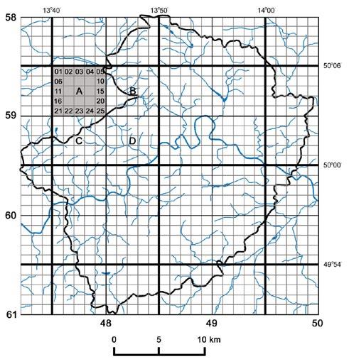 druhy a zařazení Lagriinae jako podčeledi v rámci Tenebrionidae (podle práce NOVÁK 2014). Rostlinná společenstva byla v terénu identifikována podle prací KOLBEK et al.