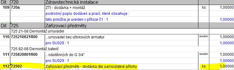 Dotaz č. 2: Ve výkazu výměr VZT nelze doplnit ceny do buněk ve sloupci G- Cena montáže jednotková, protože je VV uzamčený. Doplnit lze pouze jednotkové ceny dodávky.