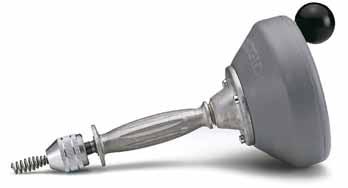 ČISTIČ ODPADŮ Ruční čistička Power Spin s automatickým posuvem spirály AUTOFEED Čistí potrubí do 1 1 /2" (40 mm).