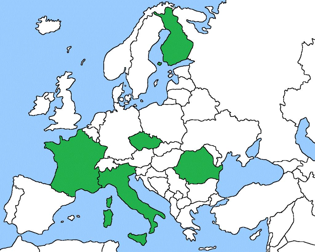 Stakeholder commitments Countries with