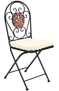 - Zahradní židle, ALU konstrukce, 56 74 55