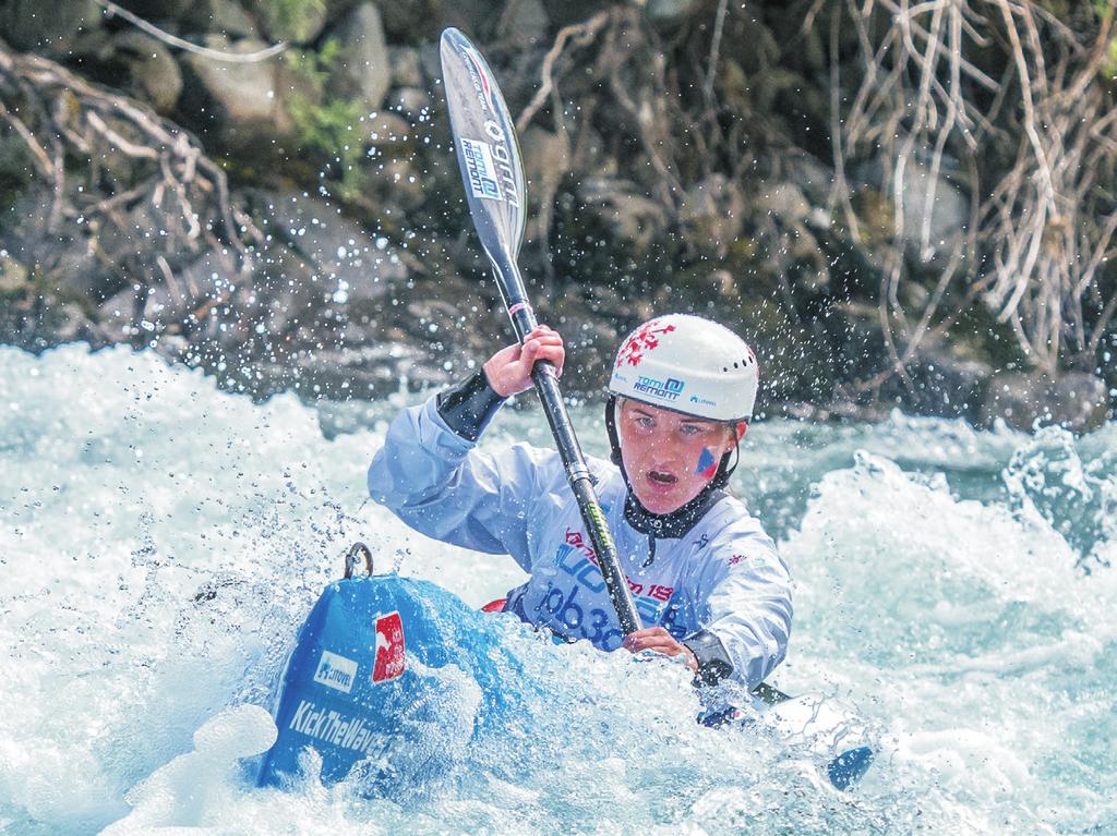SPORT / 19 Kajakářka Barbora Dimovová vyhrála Světový pohár v Bosně Kajakářka TJVS Litovel Barbora Dimovová vlétla do nové závodní sezony ve velkém stylu.