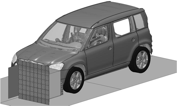 bezpečnostní pás spolujezdce figurína spolujezdce airbag spolujezdce Technické CAD výpočty v Technickém = virtuální Vývoji zajištění ŠKODA