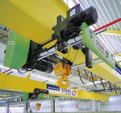 Lanové kladkostroje a vrátky, které jsou důsledně modulárně konstruovány, mají nosnost v rozmezí 500 kg až 250.000 kg. Pro zátěže v rozmezí 500 kg až 25.