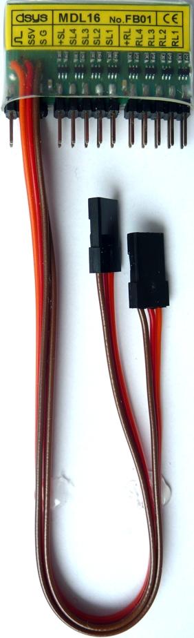 DL16 RC LED OSVÌTLOVAÈ OBSAH Zapojení... 2 apájení LED z pøijímaèe... 2 apájení LED akumulátorem.