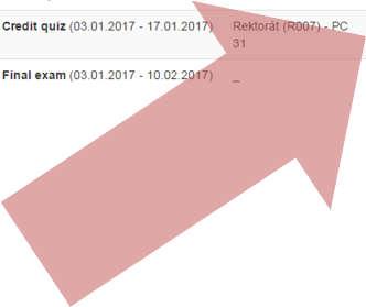 Smazání termínu testu Smazání (odhlášení se) rezervovaného termínu lze provést tlačítkem Smazat (ikona koše) v seznamu rezervovaných termínů (viz obrázek).