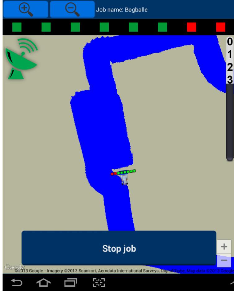 FREE Automatické zavírání sekcí a souvraťová automatika CALIBRATOR FREE koncept umožňuje použití tabletu tabletu PC k ovládání rozmetadla pomocí GPS.