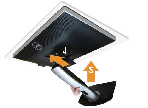 Zpět na obsah Nastavení monitoru Uživatelská příručka monitoru Dell U2412M Připojení podstavce Připojení monitoru Uspořádání kabelů Připojení Soundbar (volitelné) Odstranění podstavce Montáž na stěnu