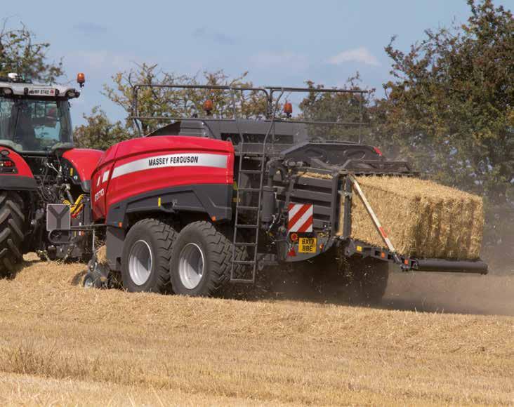 04 www.masseyferguson.com Výhody balíků s ultravysokou hustotou Lis MF 2370 Ultra HD byl vyvinutý speciálně pro náročné profesionální dodavatele a velké provozovatele pracující na orné půdě.