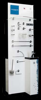 520 mm (two sides) finish: white, gloss size: h. 2000 x w. 635 x d.