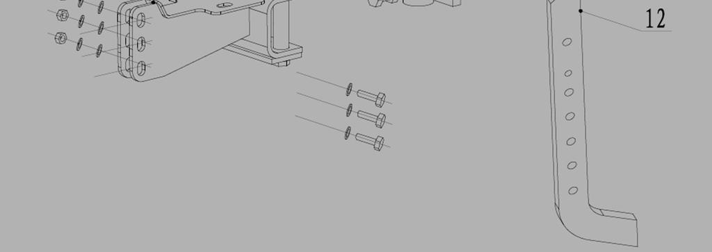 Pin 7 7100-412 Závlačka Cotter pin 8 S-10*35 Šroub M10x35 Bolt M10 x35 9 7100-405 Držák