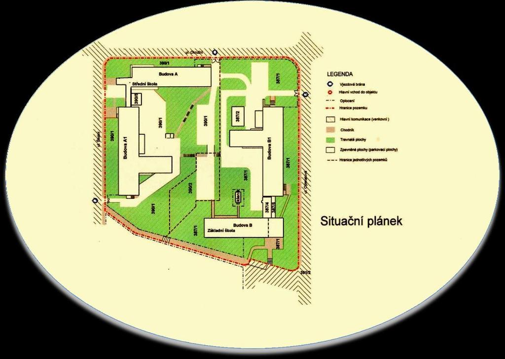 Výroční zpráva 5 areál školy Základní škola: / par. 3114 / Základní škola : 1. Základní škola speciální B 31 2. Základní škola B 21 1.+2. stupeň( praktická) 3.