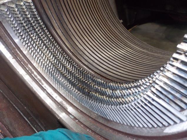 lopatkování turbínové