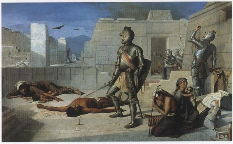 1.4. Félix Parra, Matanza de Cholula (Masakr v Cholule),