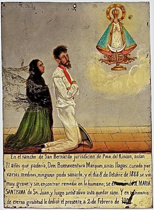 1.8. Hermenegildo Bustos, ex-voto, 19./20.