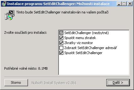 2 Instalace Požadavky systému: Počítač s Windows 95/98/ME/NT/2000/XP, jedním volným sériovým portem a 20 MB volného místa na disku.