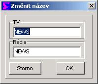Každý kanál může být ve více než jednom seznamu FAV, a to bez předchozího vytvoření duplikátu. Kanály, které jsou na seznamu FAV jsou v seznamu kanálů označeny tmavší barvou pozadí.