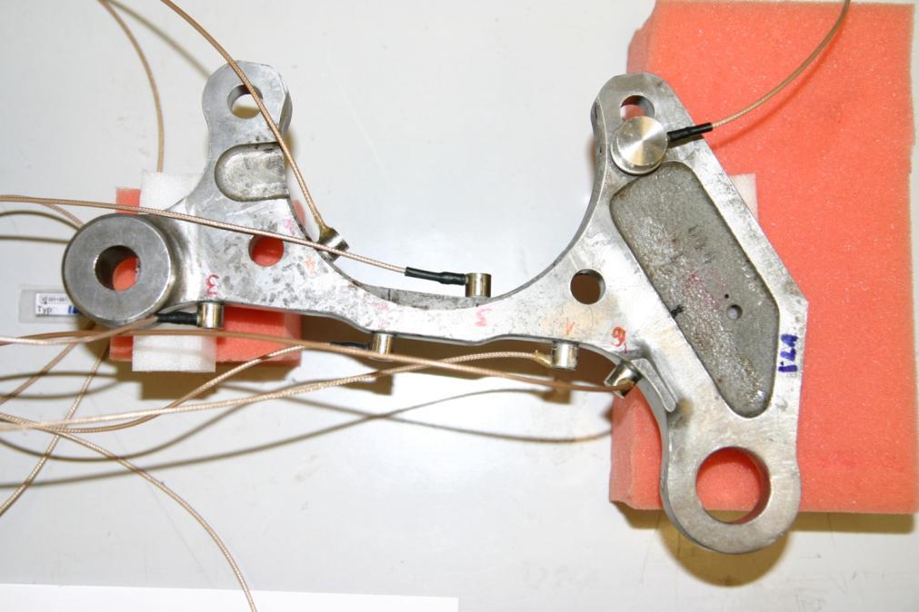 2-frequency NWMS of landing gear SAB with 2.